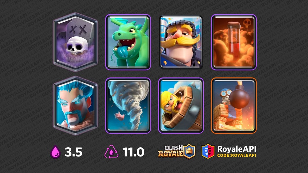 SirTagCR: BEST LADDER DECK RIGHT NOW! GRAVEYARD CONTROL CAN'T BE COUNTERED!  — Clash Royale - RoyaleAPI