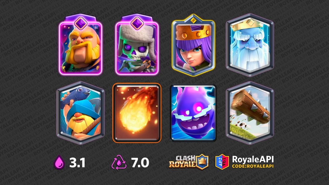 AQ FishBoy Ghost Archer Queen, Electro Spirit, Fireball, Fisherman, Royal Ghost, Royal