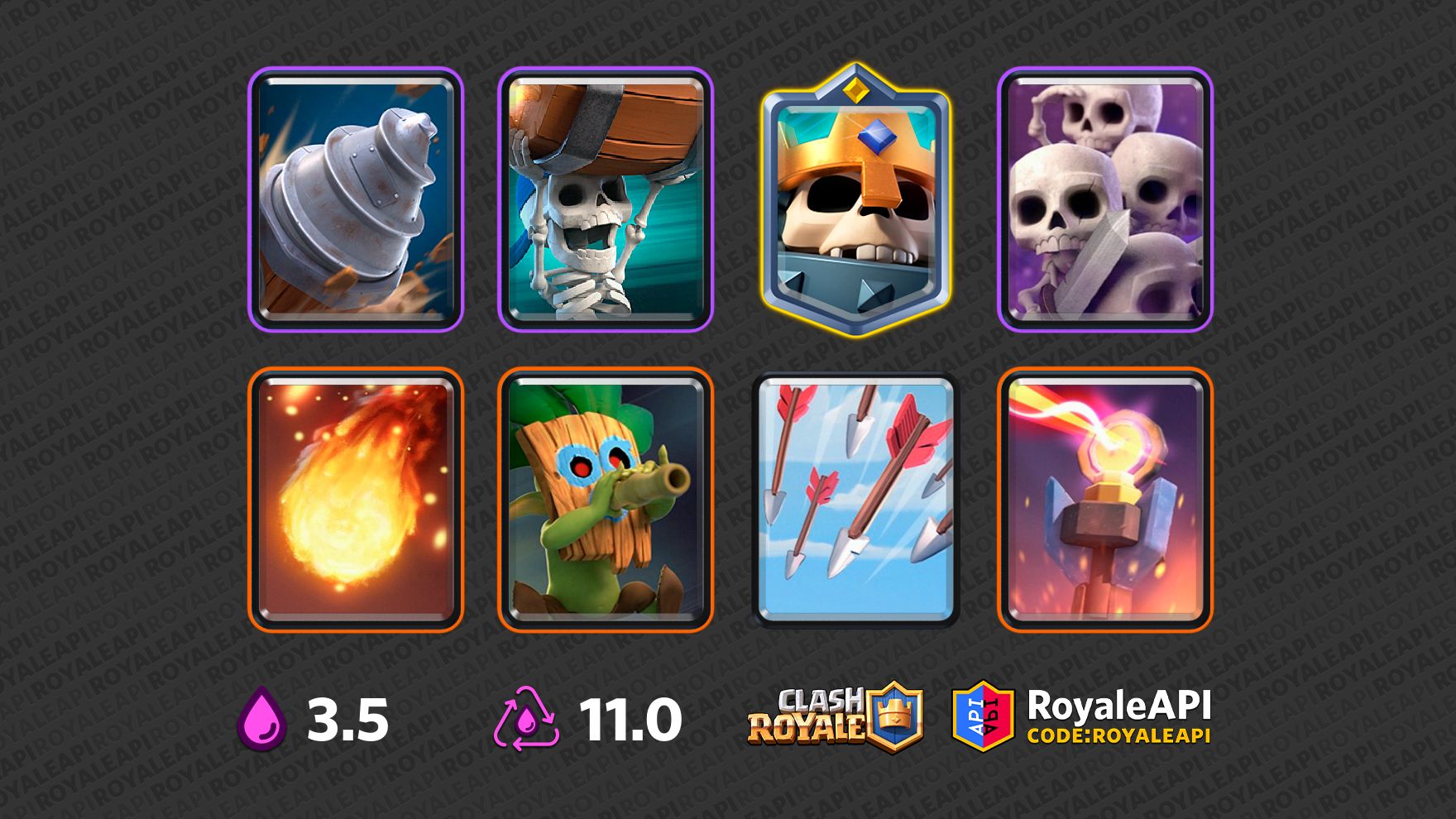 SK WB GobDrill Arrows, Dart Goblin, Fireball, Goblin Drill, Inferno Tower, Skeleton Army